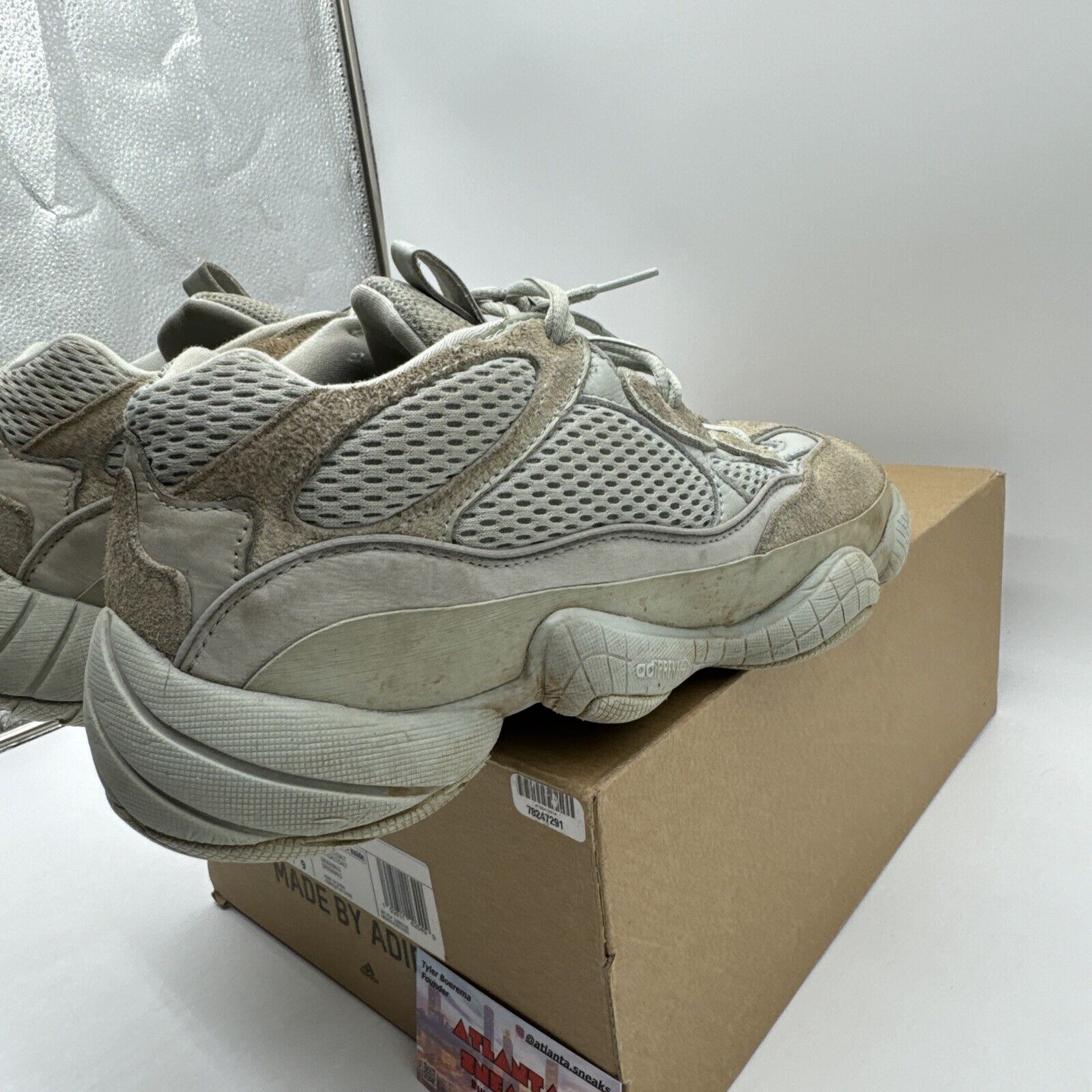 Size 9.5 - adidas Yeezy 500 Salt OG All Suede And Nylon Adi Prene Comfort