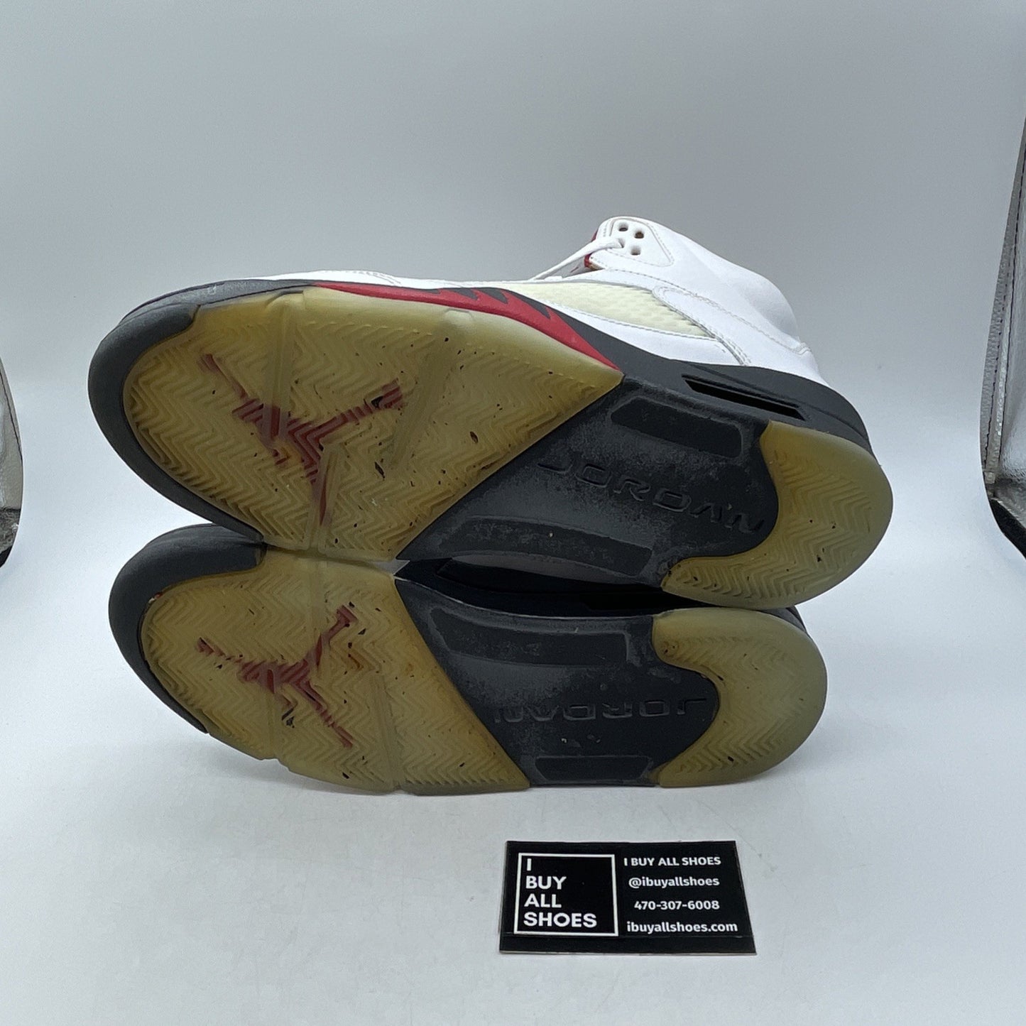 Size 9 - Air Jordan 5 Retro 2013 White Fire Red (136027-100)