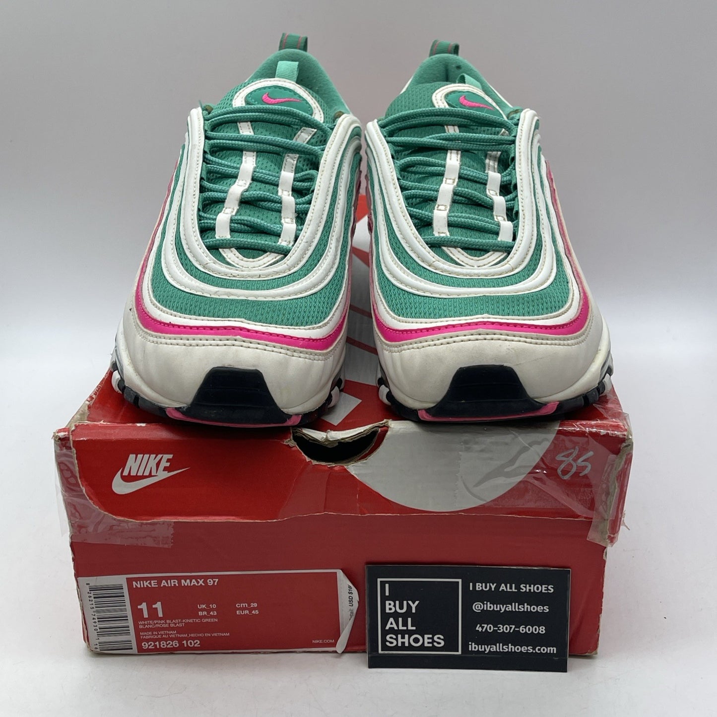 Size 11 - Nike Air Max 97 South Beach (921826-102)