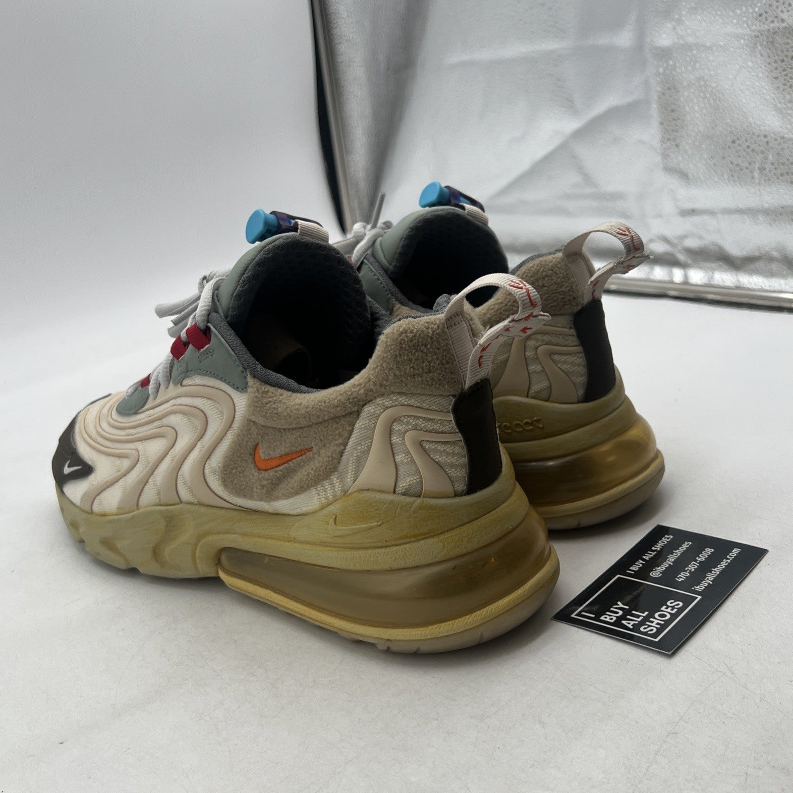 Size 9.5 - Travis Scott x Nike Air Max 270 React ENG Cactus Trails (CT2864-200)