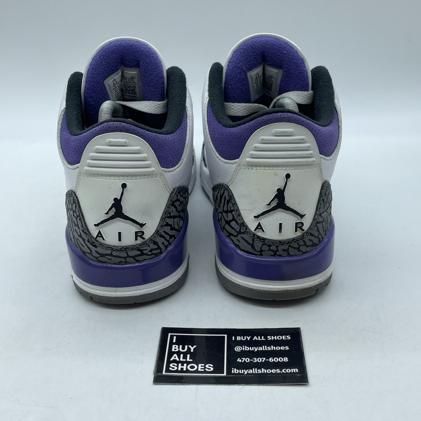 Size 8.5 - Jordan 3 Retro Mid Dark Iris Leather Grey Suede (CT8532-105)