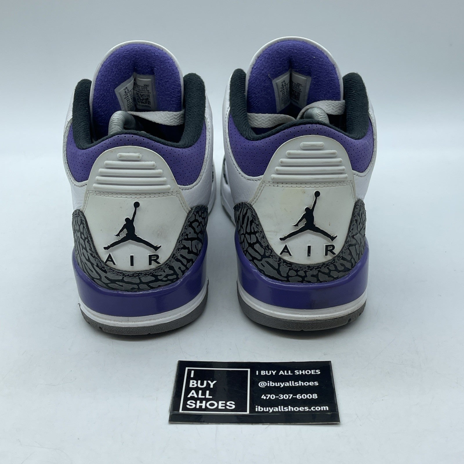 Size 8.5 - Jordan 3 Retro Mid Dark Iris Leather Grey Suede (CT8532-105)