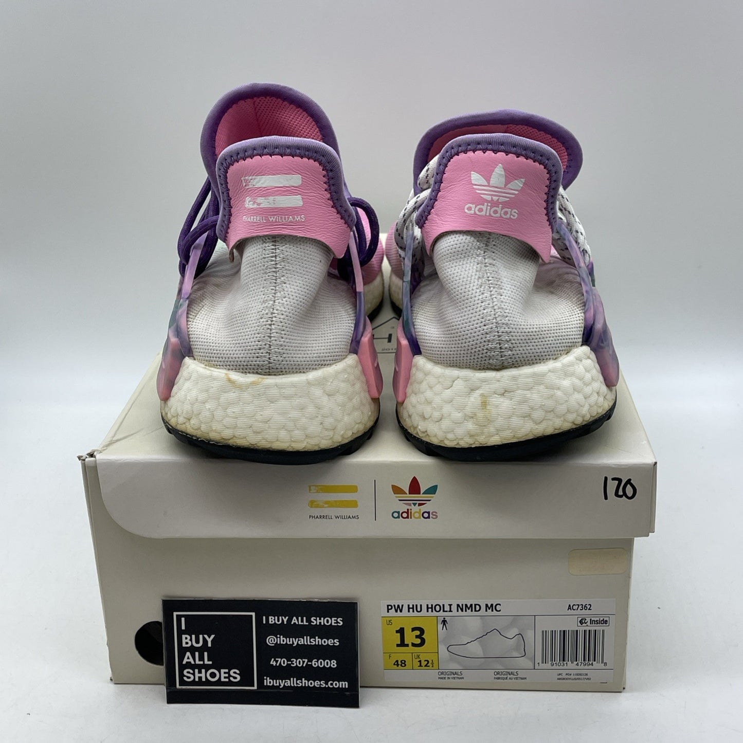 Size 13 - adidas Pharrell x NMD Human Race Trail Holi Festival (AC7362)