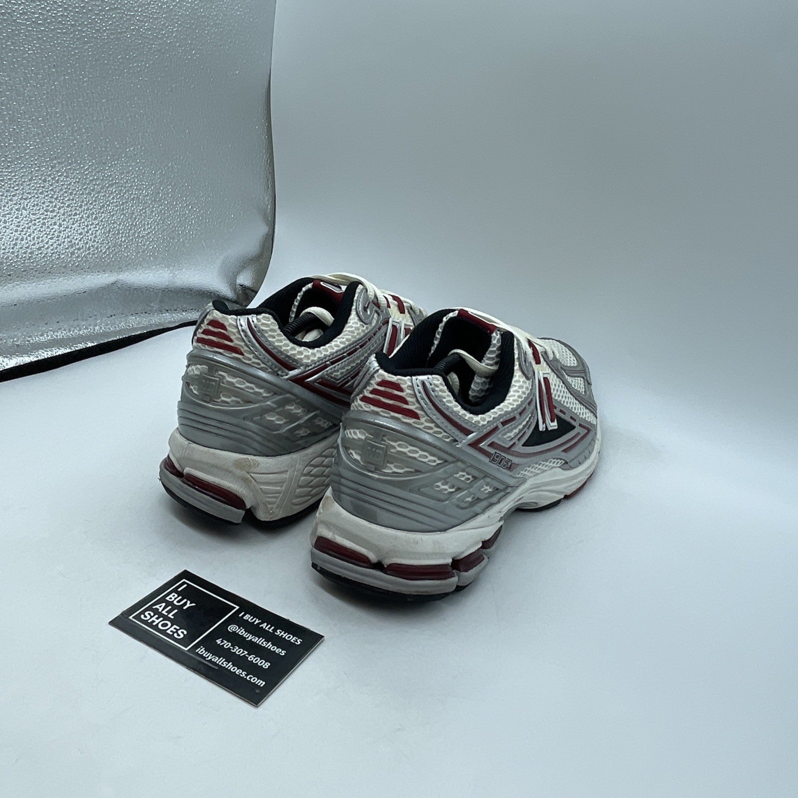 Size 13 - New Balance 1906R Silver Classic Crimson (M1906REA)