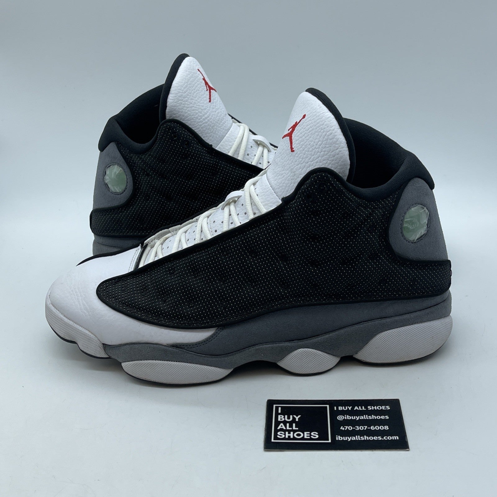 Size 11 - Air Jordan 13 Retro Black Flint Grey White Leather (DJ5982-060)