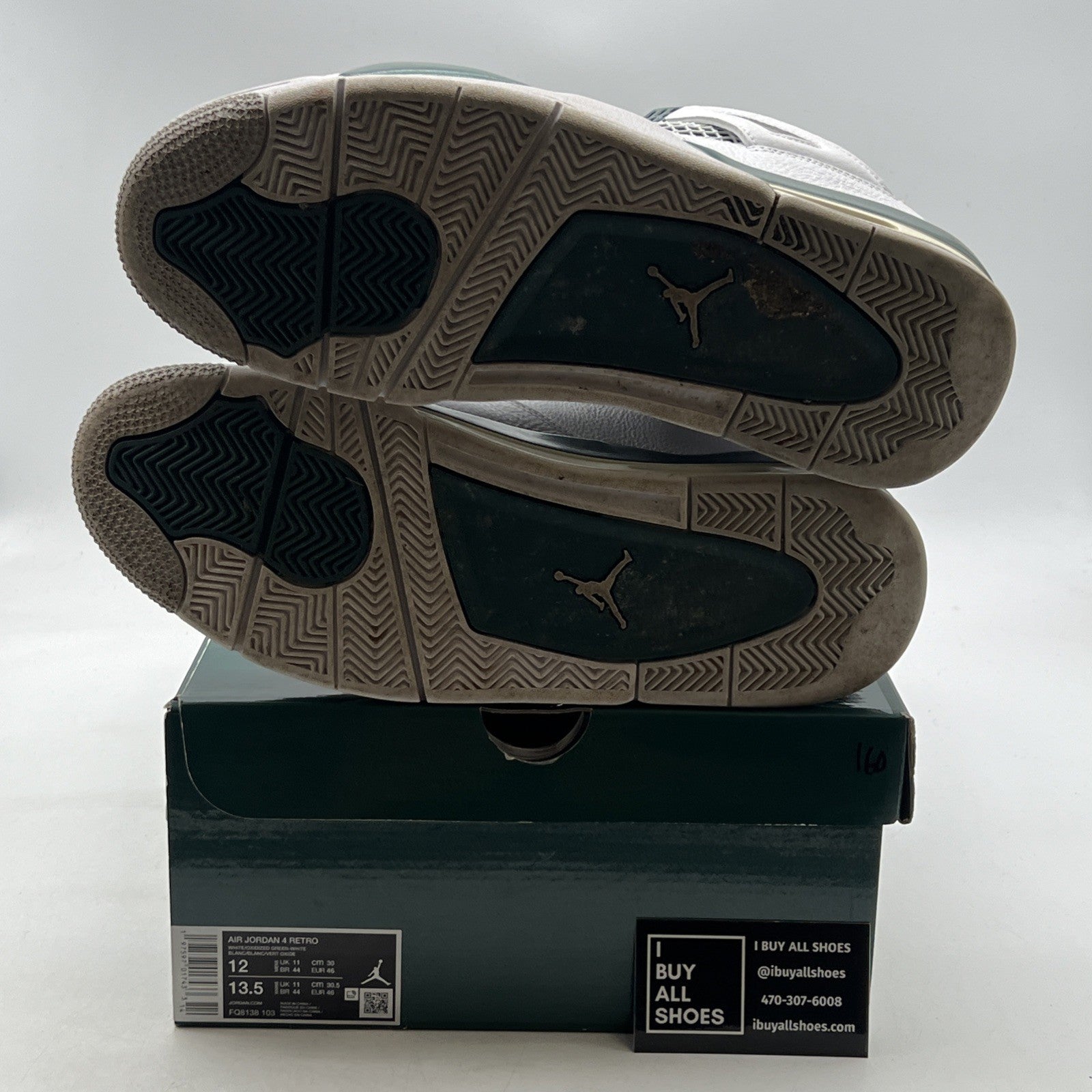 Size 12 - Air Jordan 4 Retro Oxidized Green (FQ8138-103)