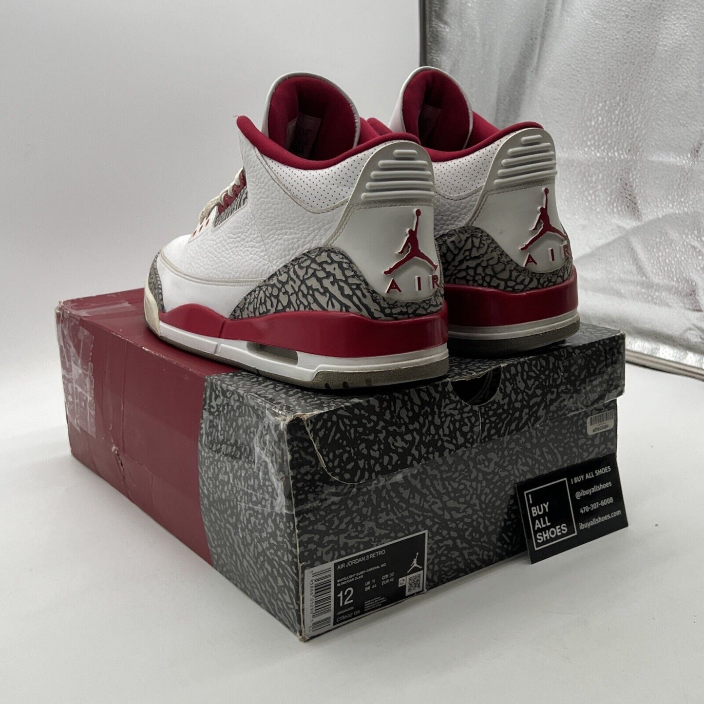 Size 12 - Air Jordan 3 Retro Mid Cardinal Red (CT8532-126)