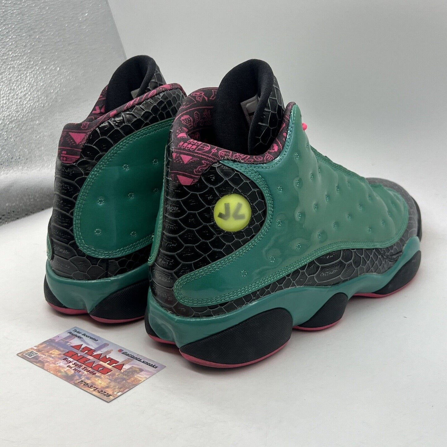 Size 13 - Air Jordan 13 Retro Doernbecher Teal Black Leather (836405-305)