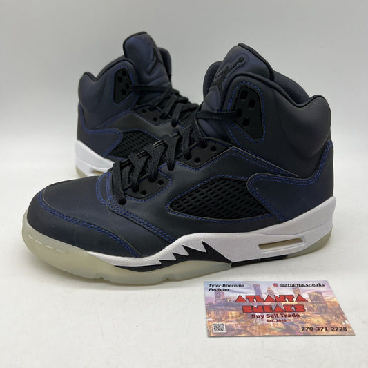 Size 6.5 - Air Jordan 5 Retro Oil Grey W White Navy (CD2722-001)