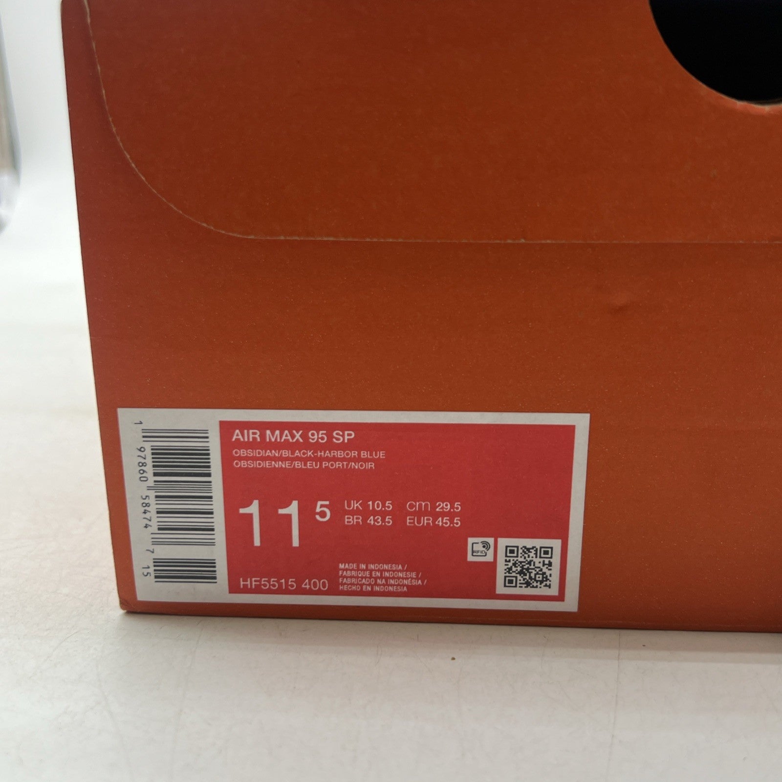 Size 11.5 - Nike Stash x Air Max 95 2024 Blue (HF5515-400)