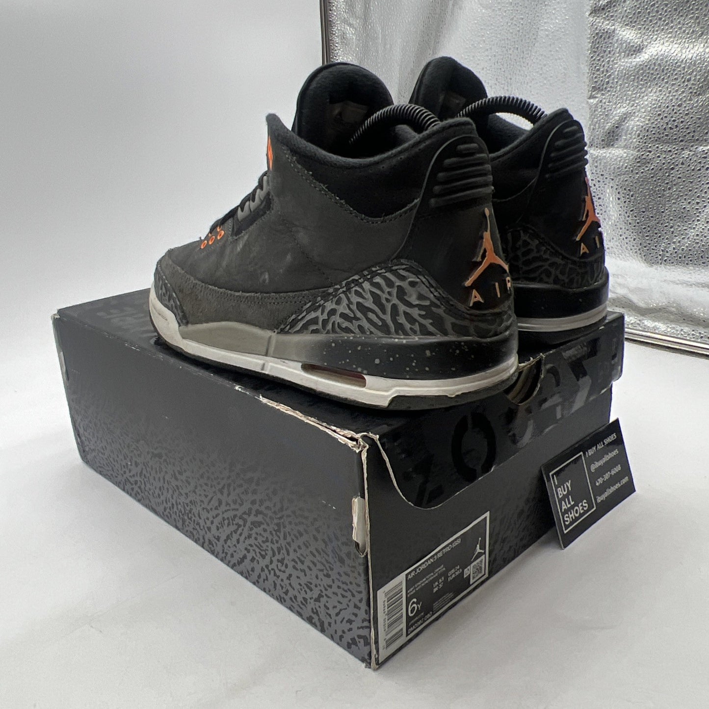 Size 6Y - Air Jordan 3 Retro 2023 Mid Fear (DM0967-080)
