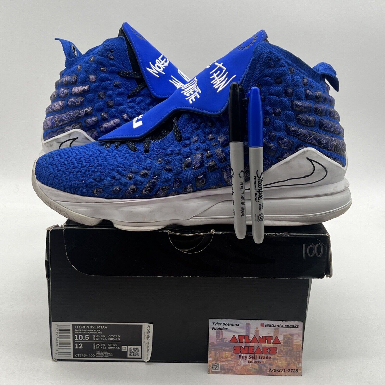 Size 10.5 - Nike Uninterrupted x LeBron 17 More Than An Athlete (CT3464-400)