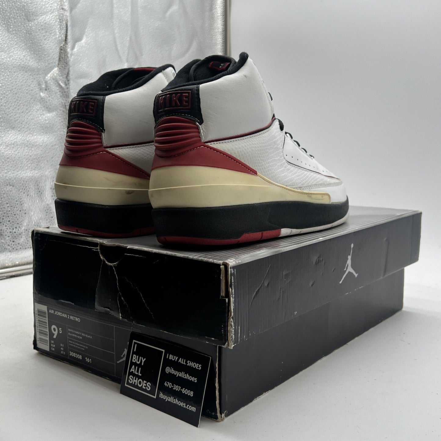 Size 9.5 - Air Jordan 2 Retro 2004 (308308-161)