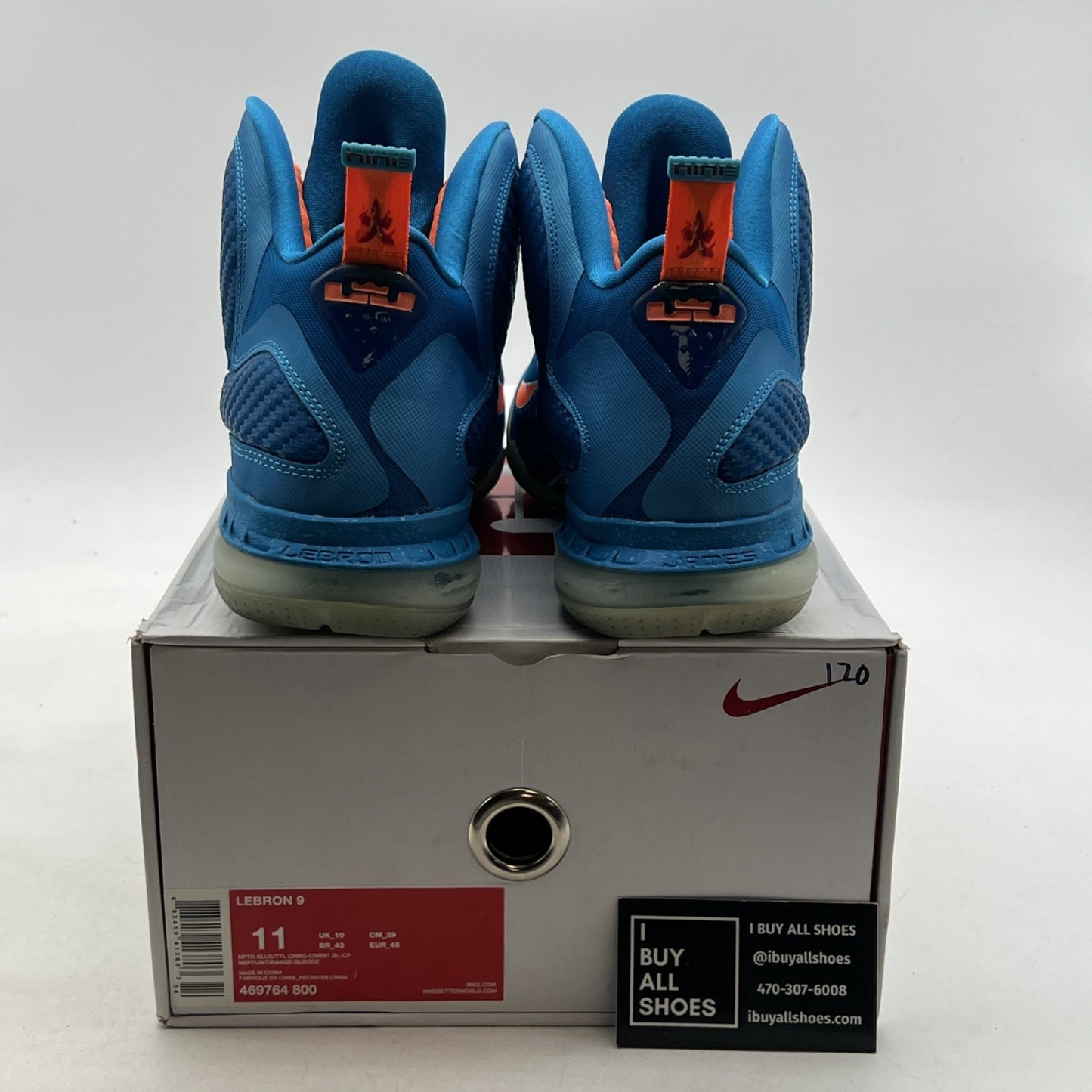 Size 11 - Nike LeBron 9 China - (469764-800)