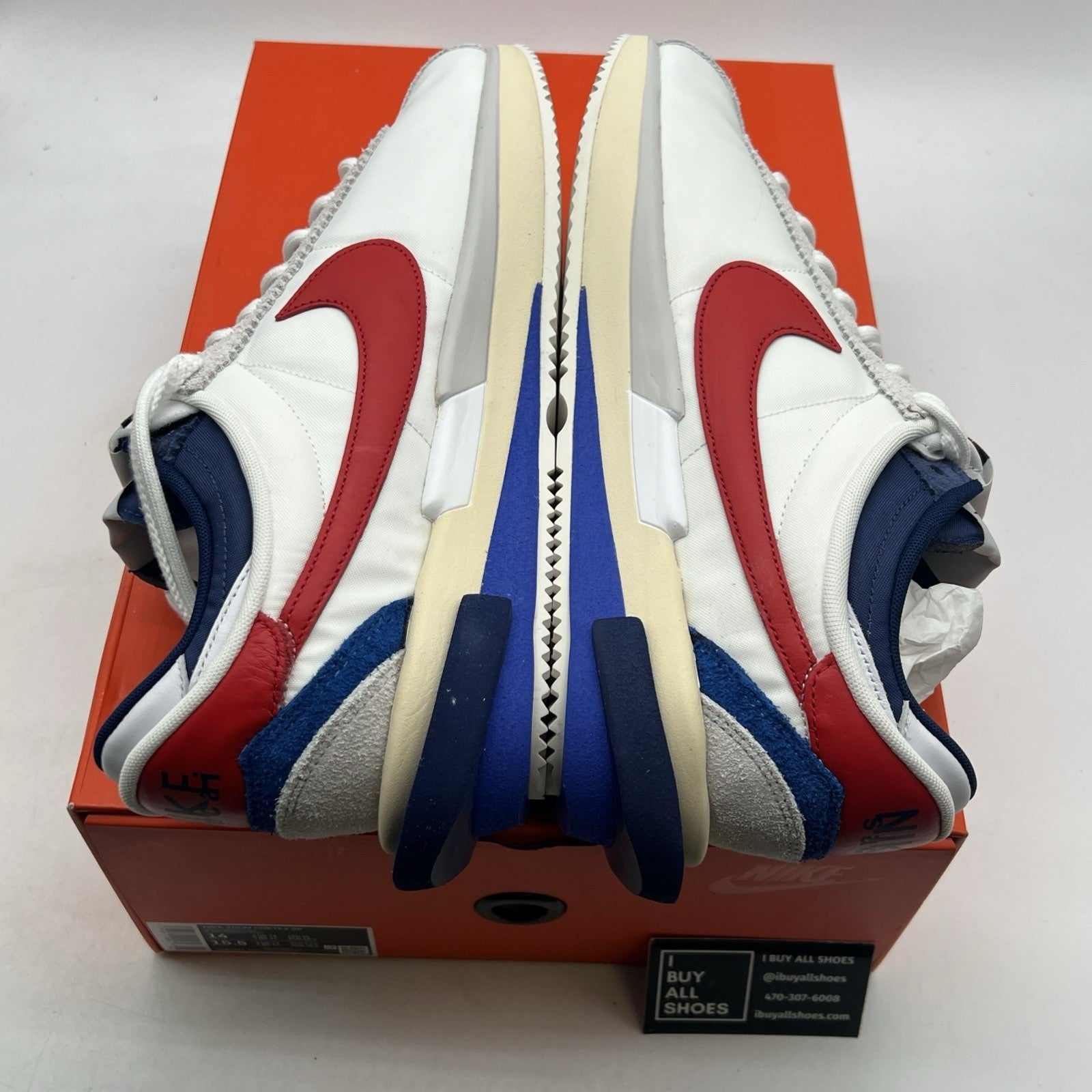 Size 14 - Nike sacai x Zoom Cortez SP OG (DQ0581-100)