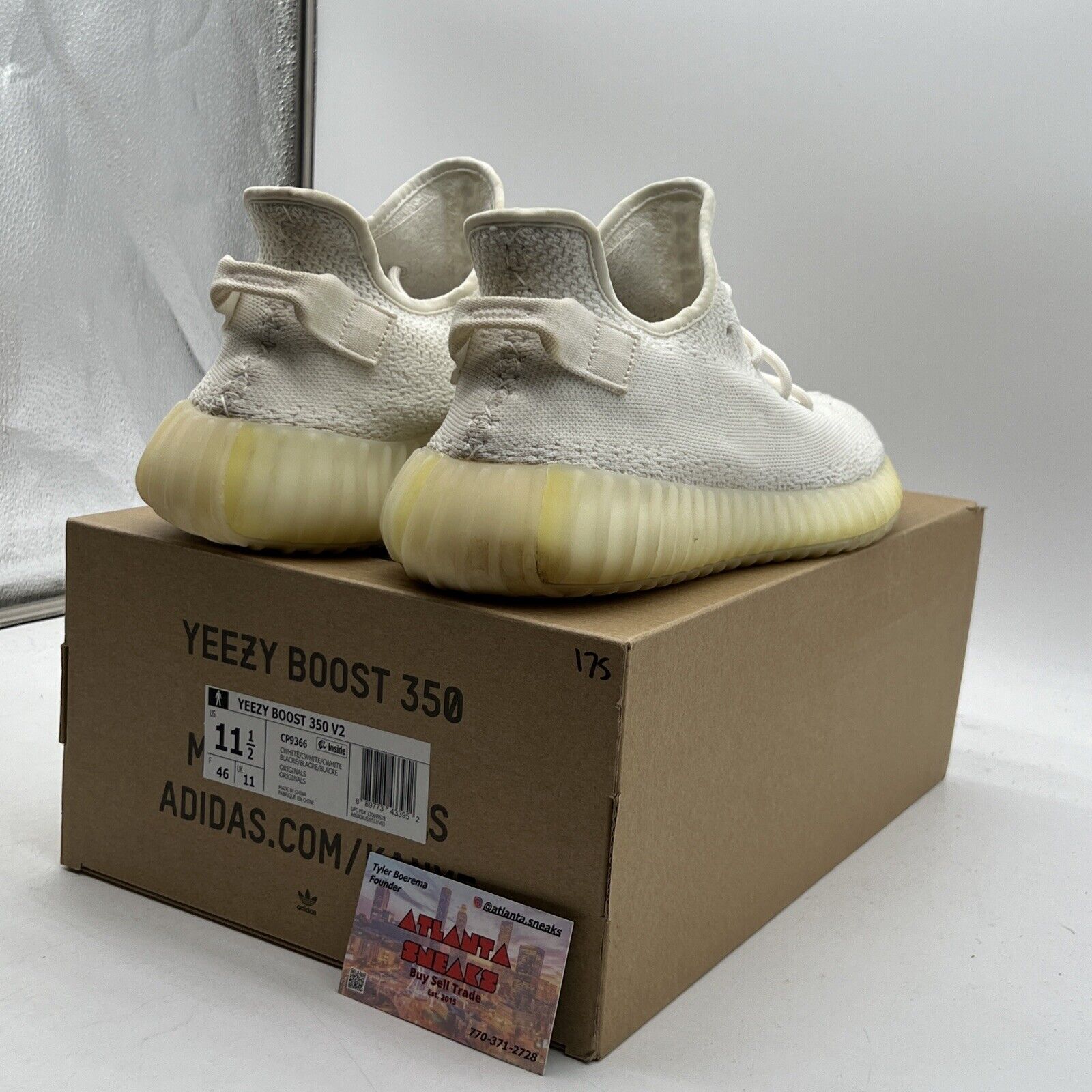 Size 11.5 - adidas Yeezy Boost 350 V2 Low Cream White / Triple White (CP9366)