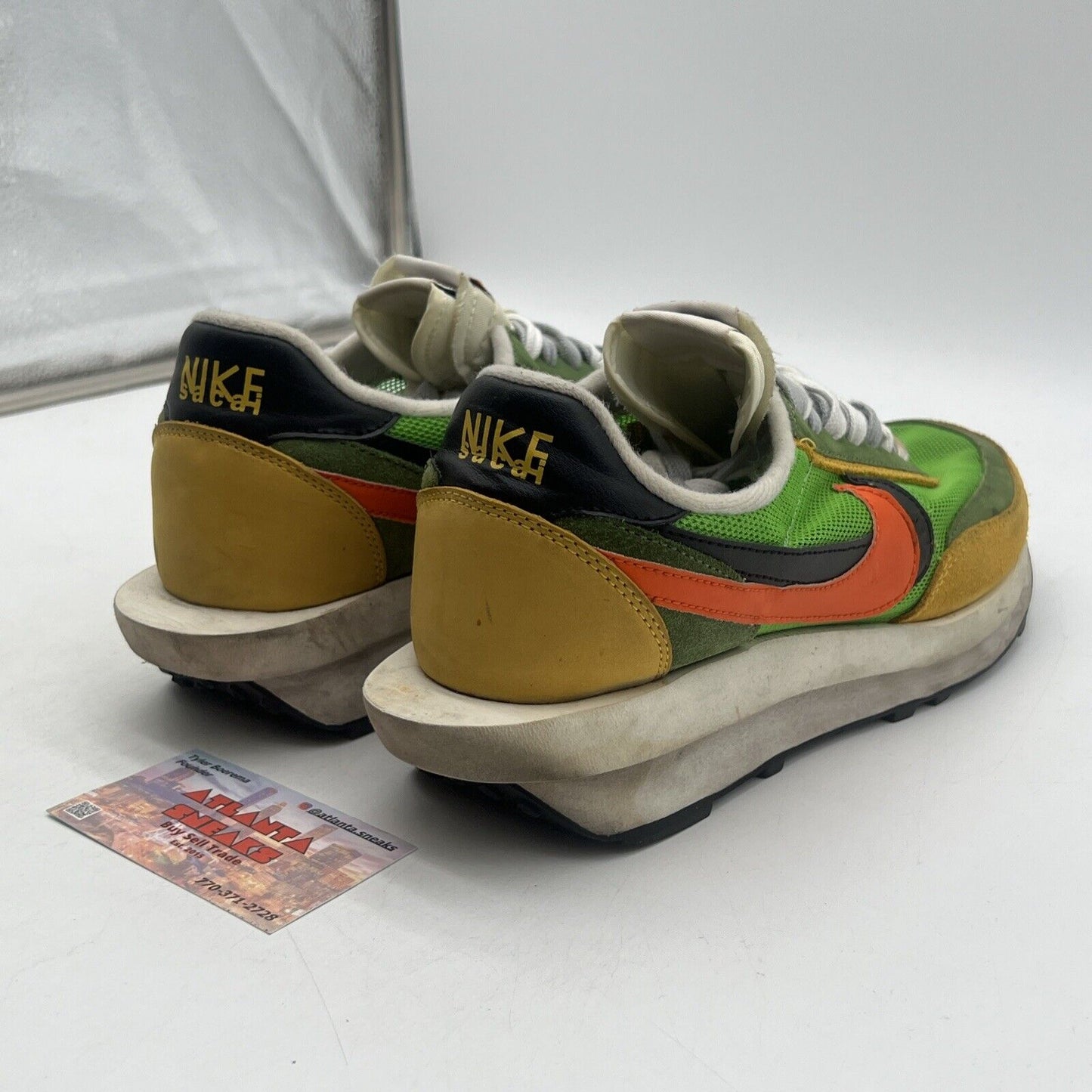 Size 10 - Nike sacai x LDWaffle Green Gusto Orange (BV0073-300)