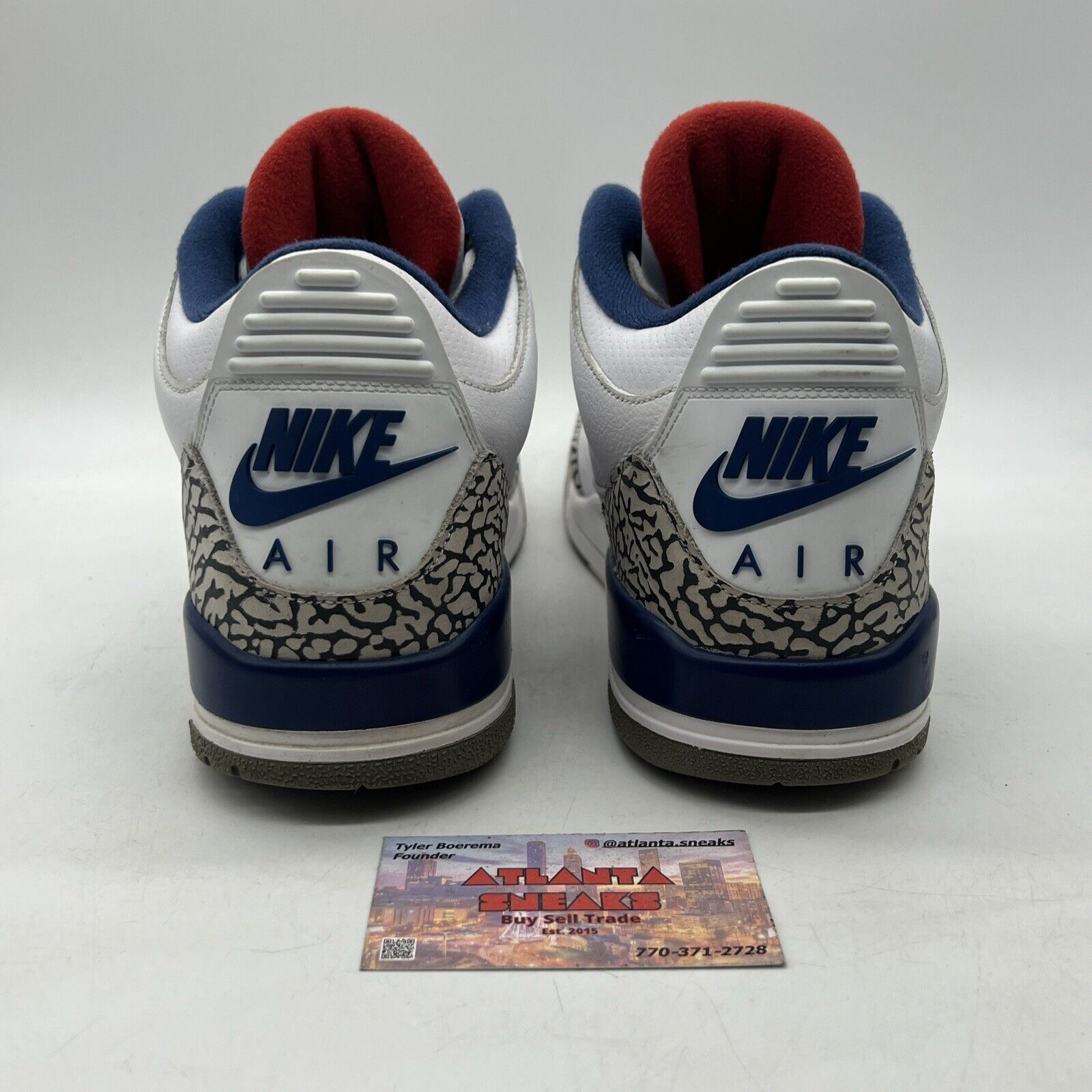 Size 11 - Jordan 3 Retro OG Mid True Blue White Grey (854262-106)