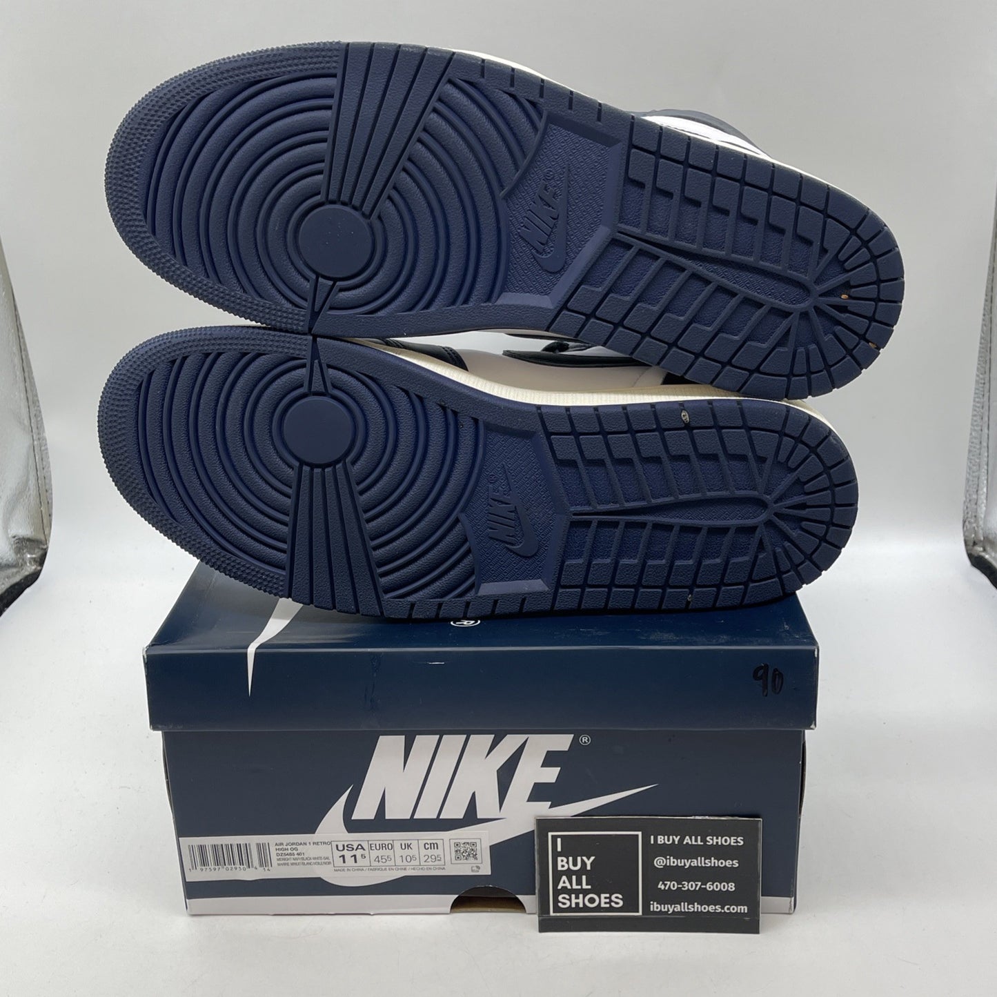Size 11.5 - Air Jordan 1 Retro OG High Midnight Navy (DZ5485-401)