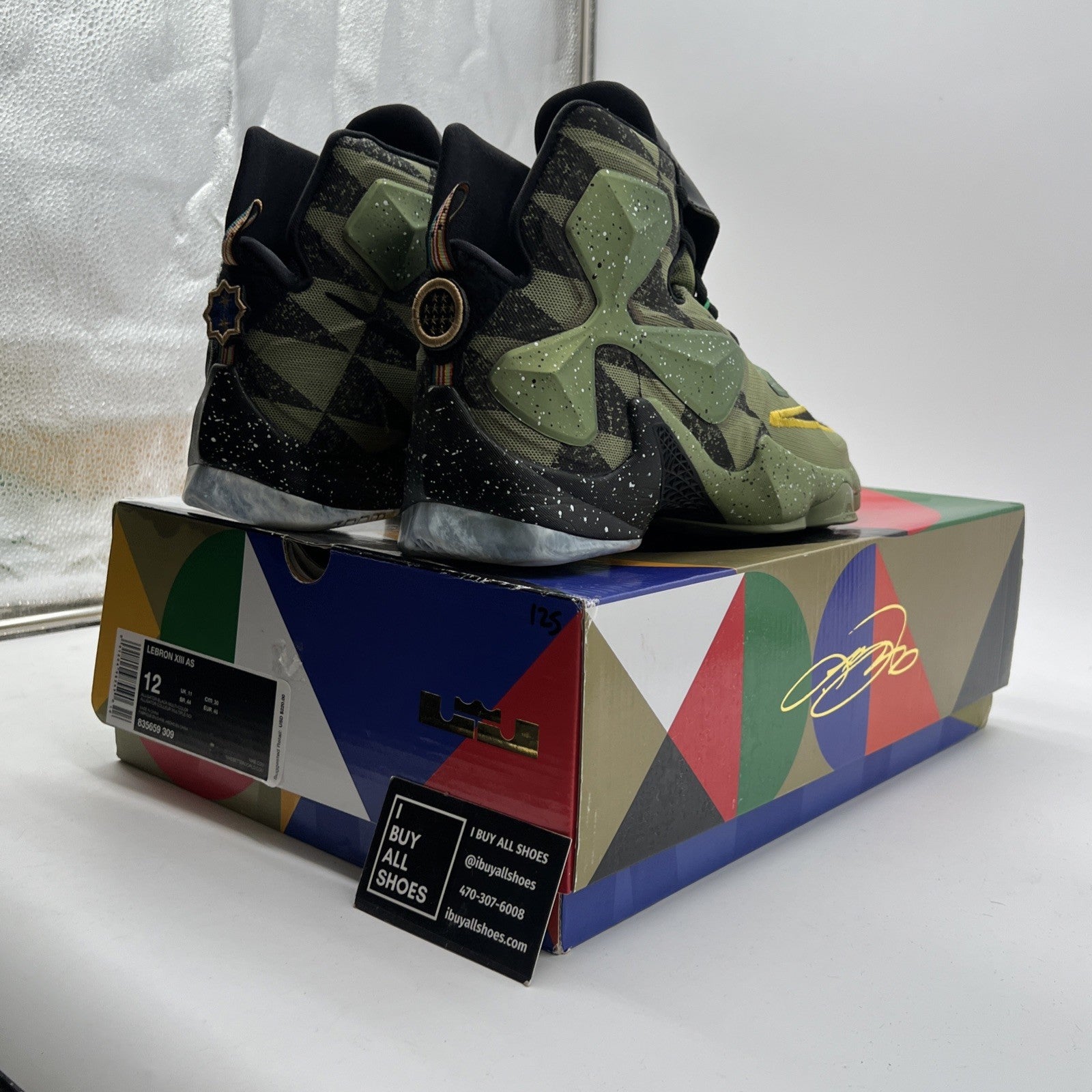 Size 12 - Nike LeBron 13 All Star - Northern Lights (835659-309)