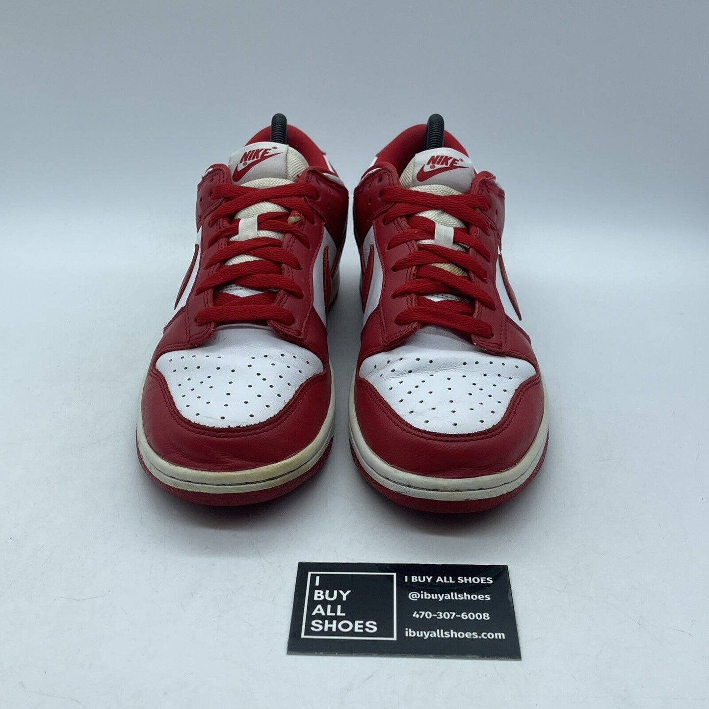 Size 8 - Nike Dunk Retro SP Low St. John's Red White Leather Suede (CU1727-100)