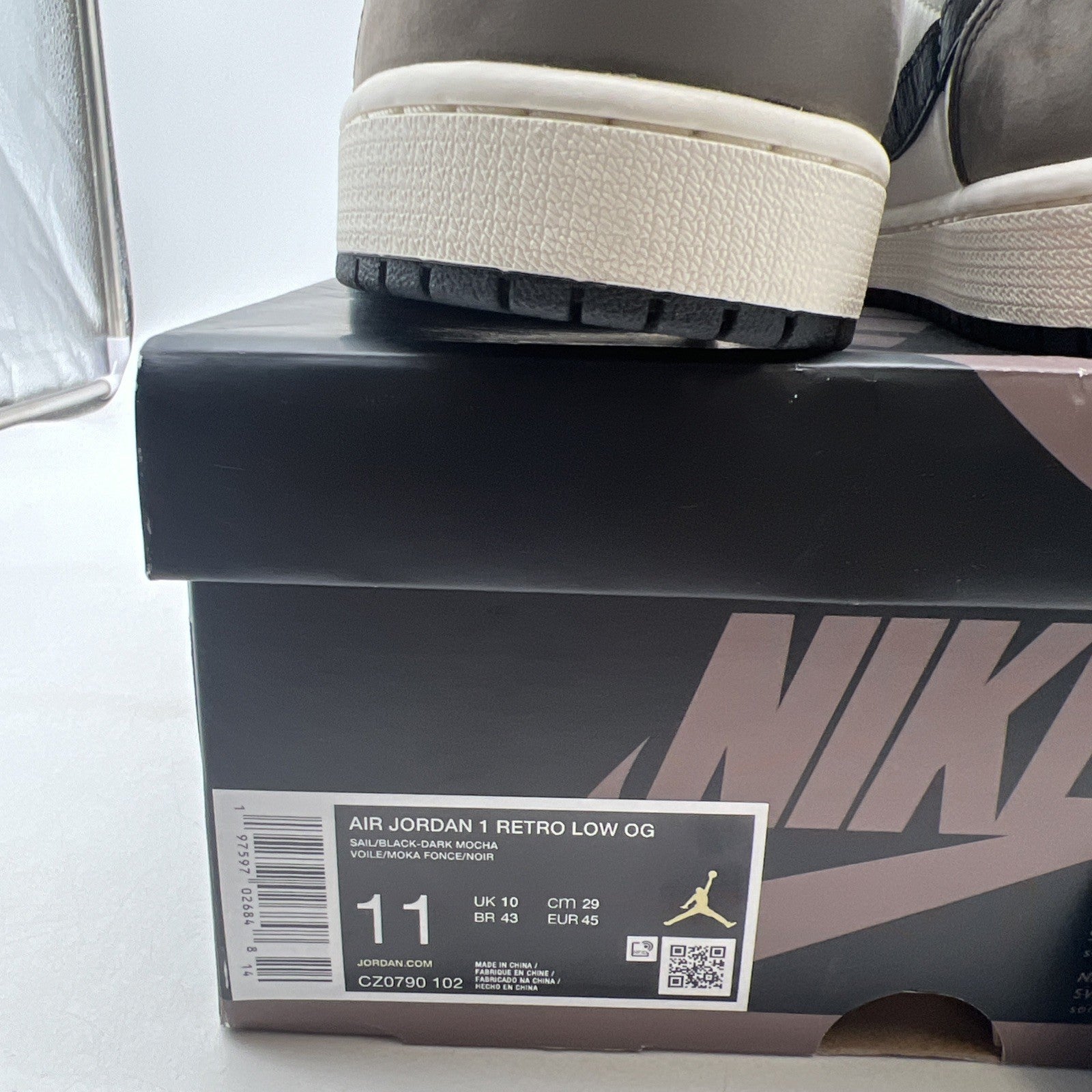 Size 11 - Air Jordan 1 Retro OG Low Mocha (CZ0790-102)