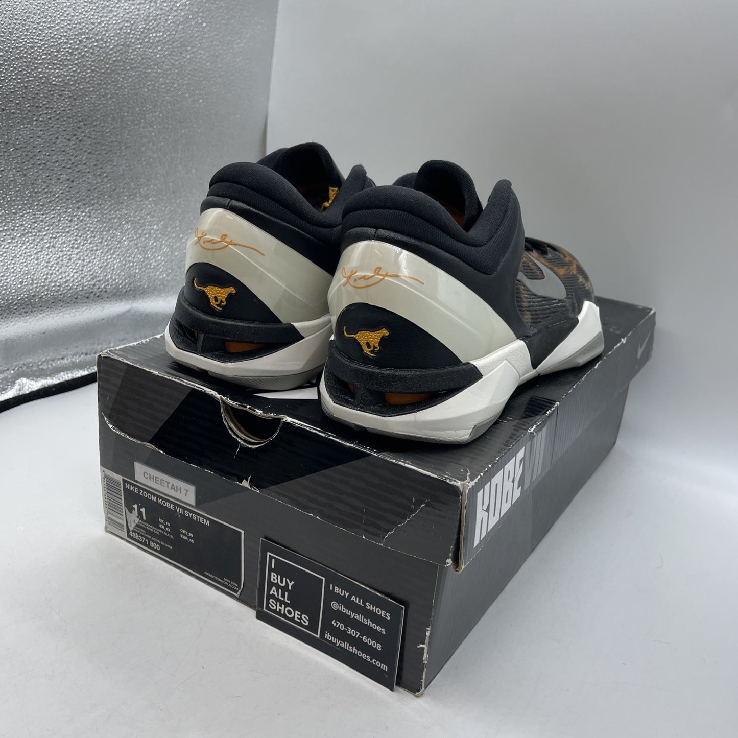 Size 11 - Nike Zoom Kobe 7 System Cheetah (488371-800)