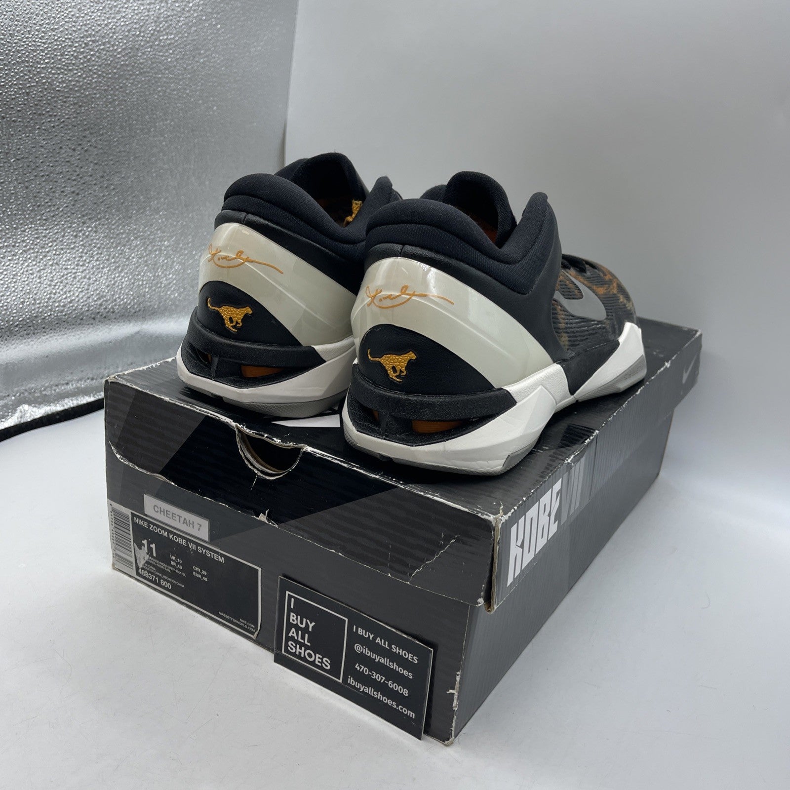 Size 11 - Nike Zoom Kobe 7 System Cheetah (488371-800)