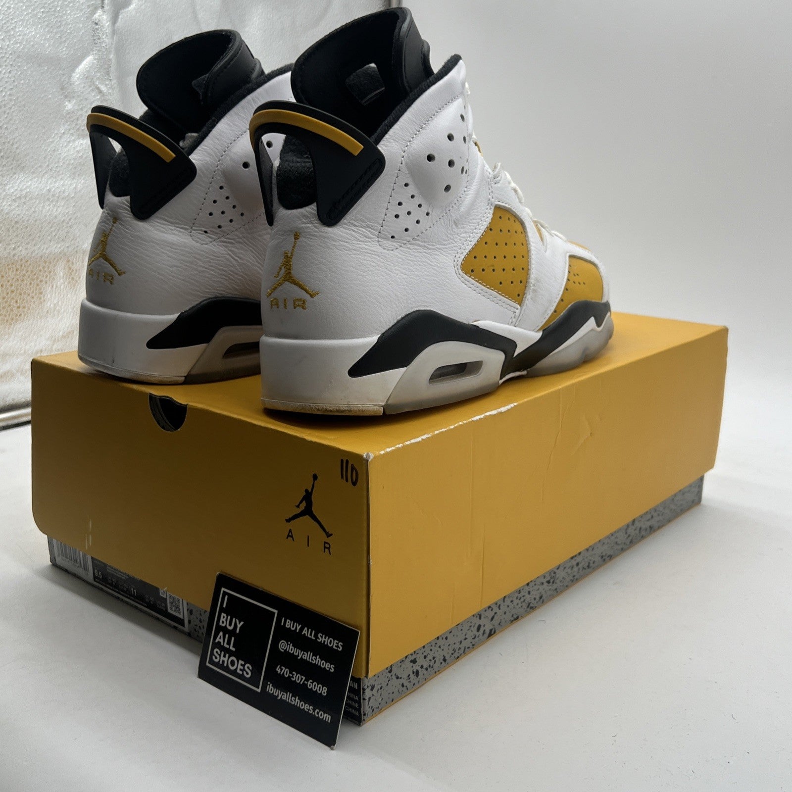 Size 9.5 - Air Jordan 6 Retro Yellow Ochre (CT8529-170)