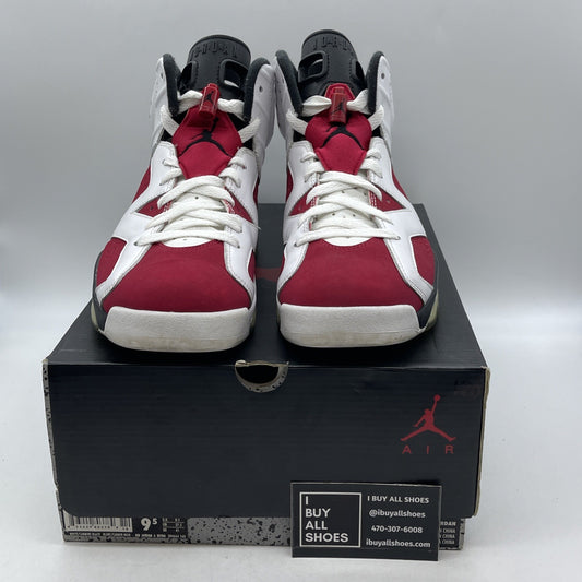 Size 9.5 - Air Jordan 6 Retro 2014 Carmine (384664-160)