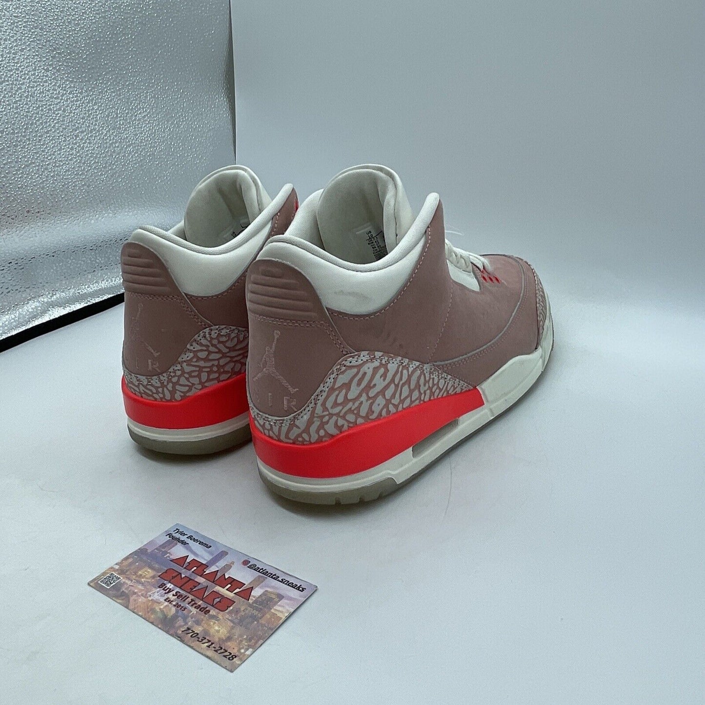 Size 10W - Air Jordan 3 Retro Rust Pink White Brown Suede (Ck9246-600)