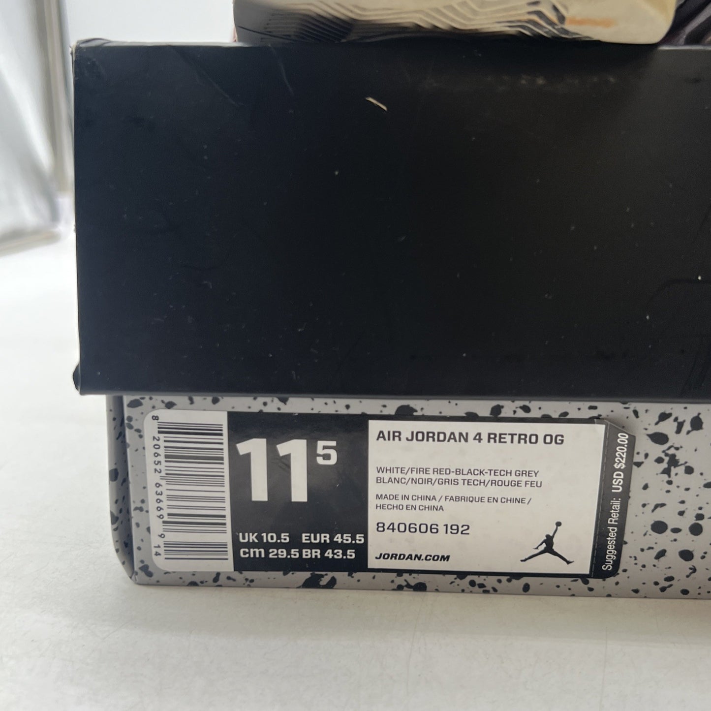 Size 12 - Air Jordan 4 Retro Fire Red 2012 (308497-110)