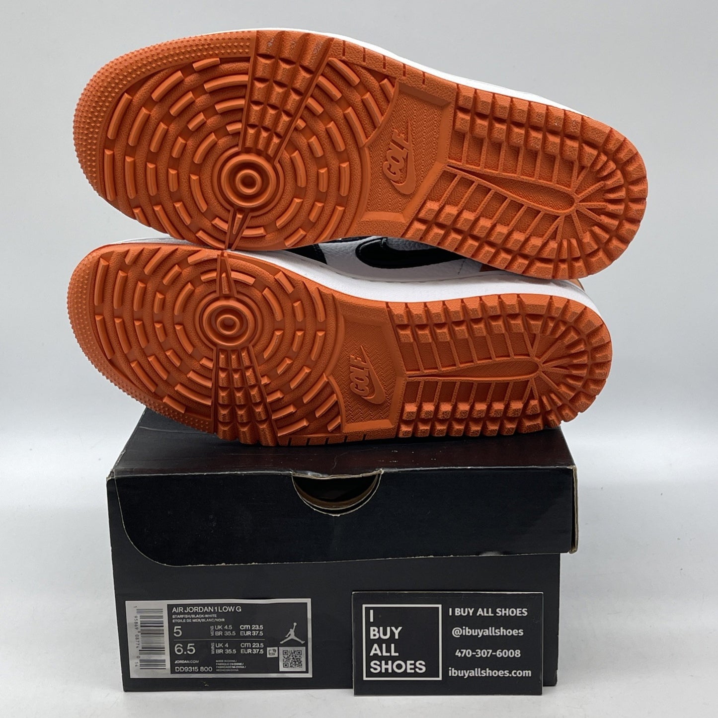 Size 5 - Jordan 1 Low Golf Shattered Backboard 2022 Suede Leather (DD9315-800)