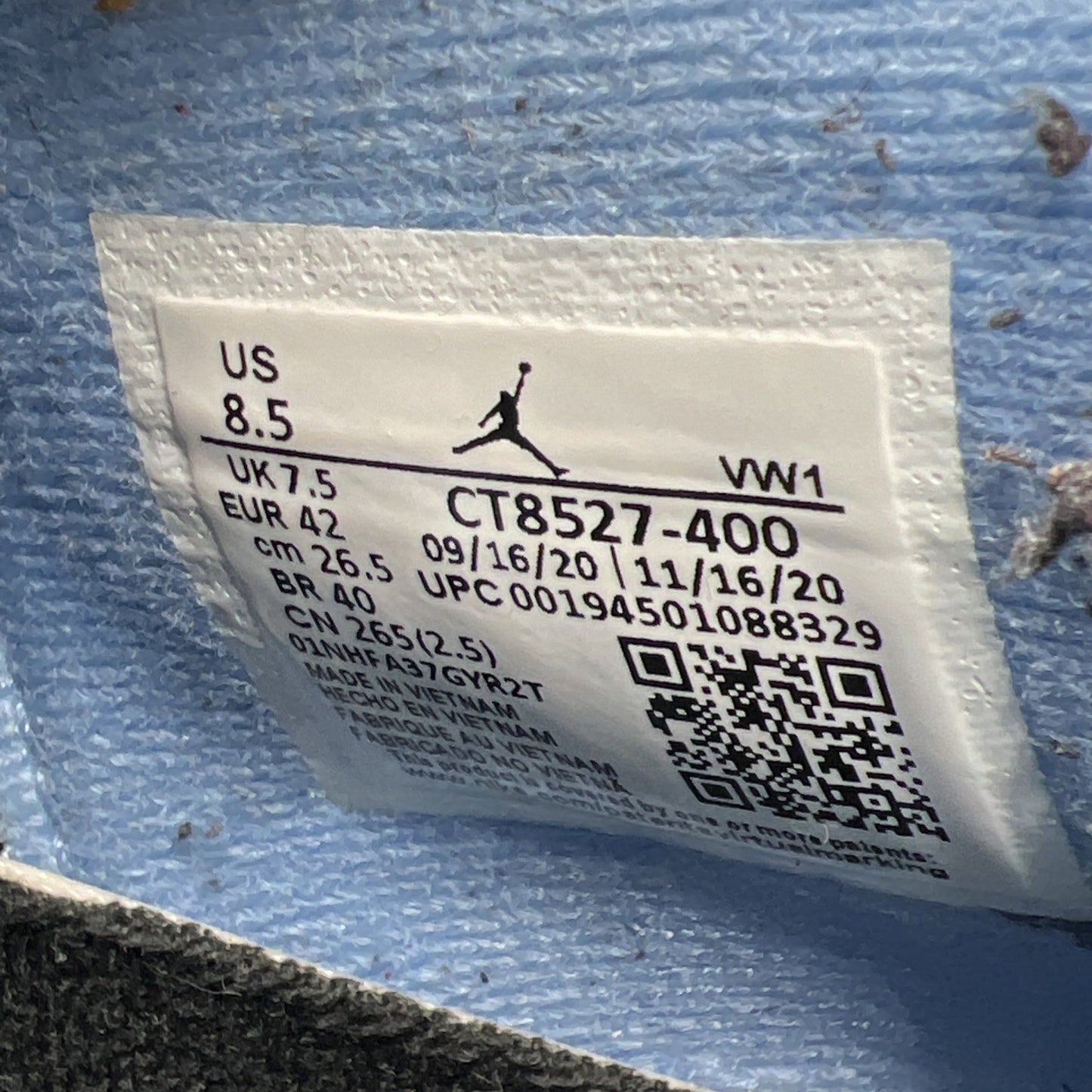 Size 8.5 - Air Jordan 4 Retro Mid University Blue (CT8527-400)