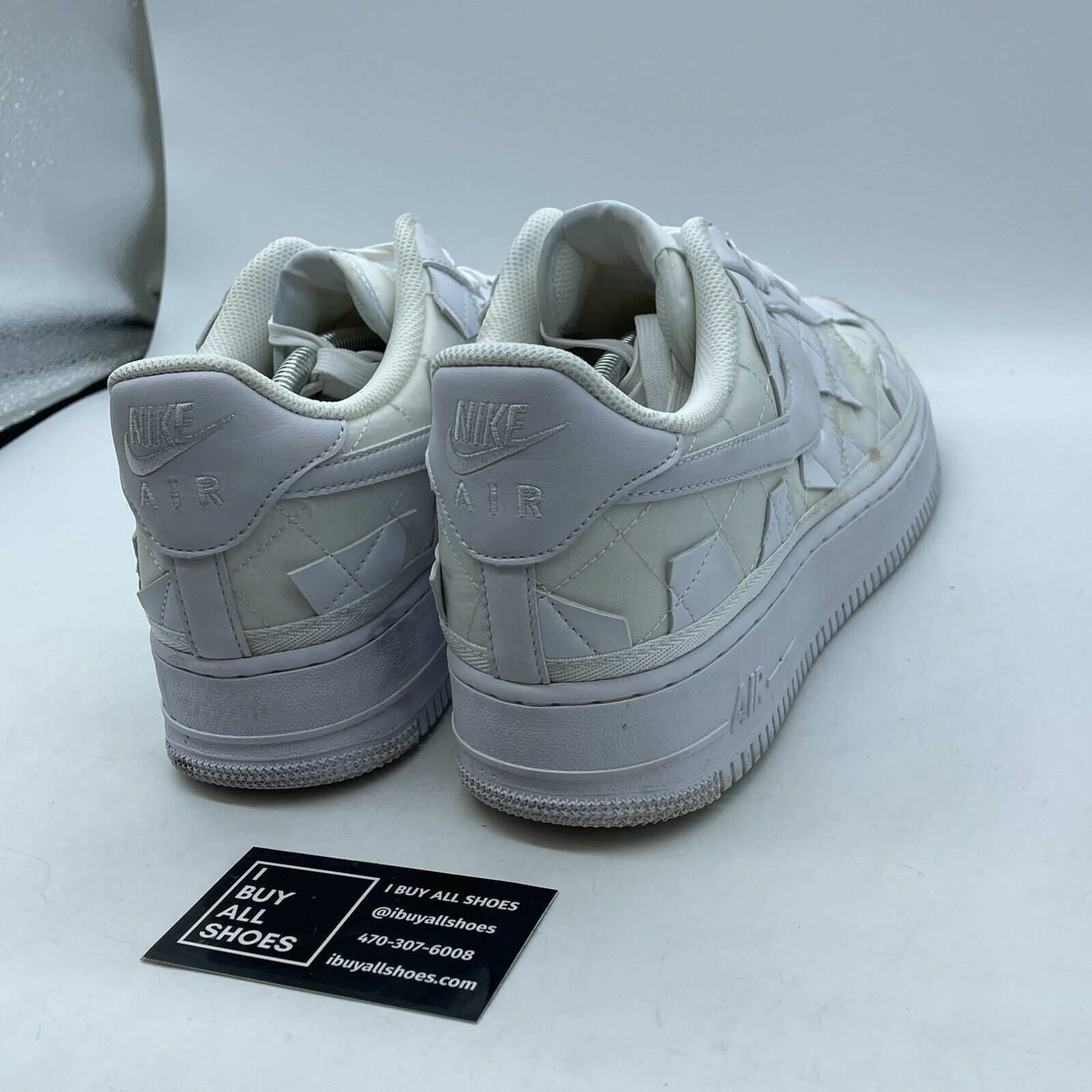 Size 13 - Nike Billie Eilish x Air Force 1 Low Triple White Suede (DZ3674-100)