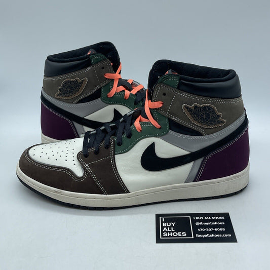 Size 13 - Jordan 1 High OG Crafted White Brown Green Suede Leather (DH3097-001)