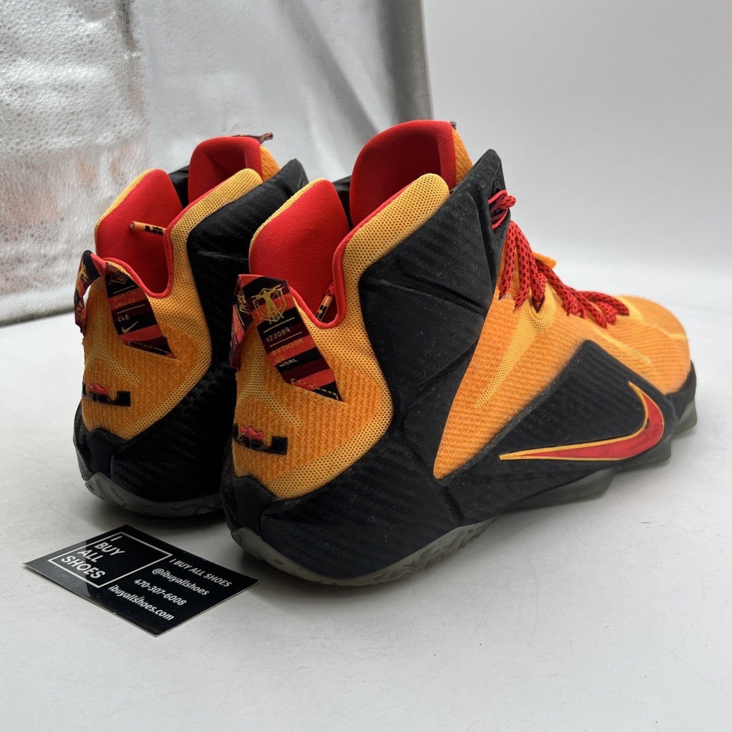 Size 13 - Nike LeBron 12 CLE - (684593-830)