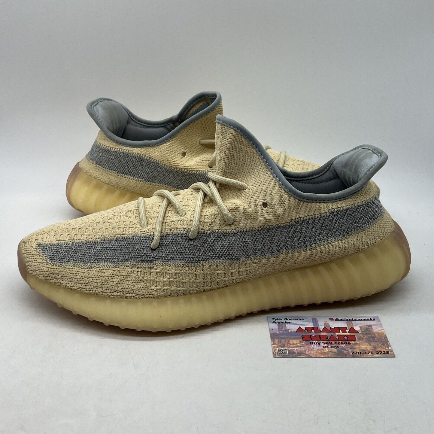 Size 13 - adidas Yeezy Boost 350 V2 Linen Grey (FY5158)