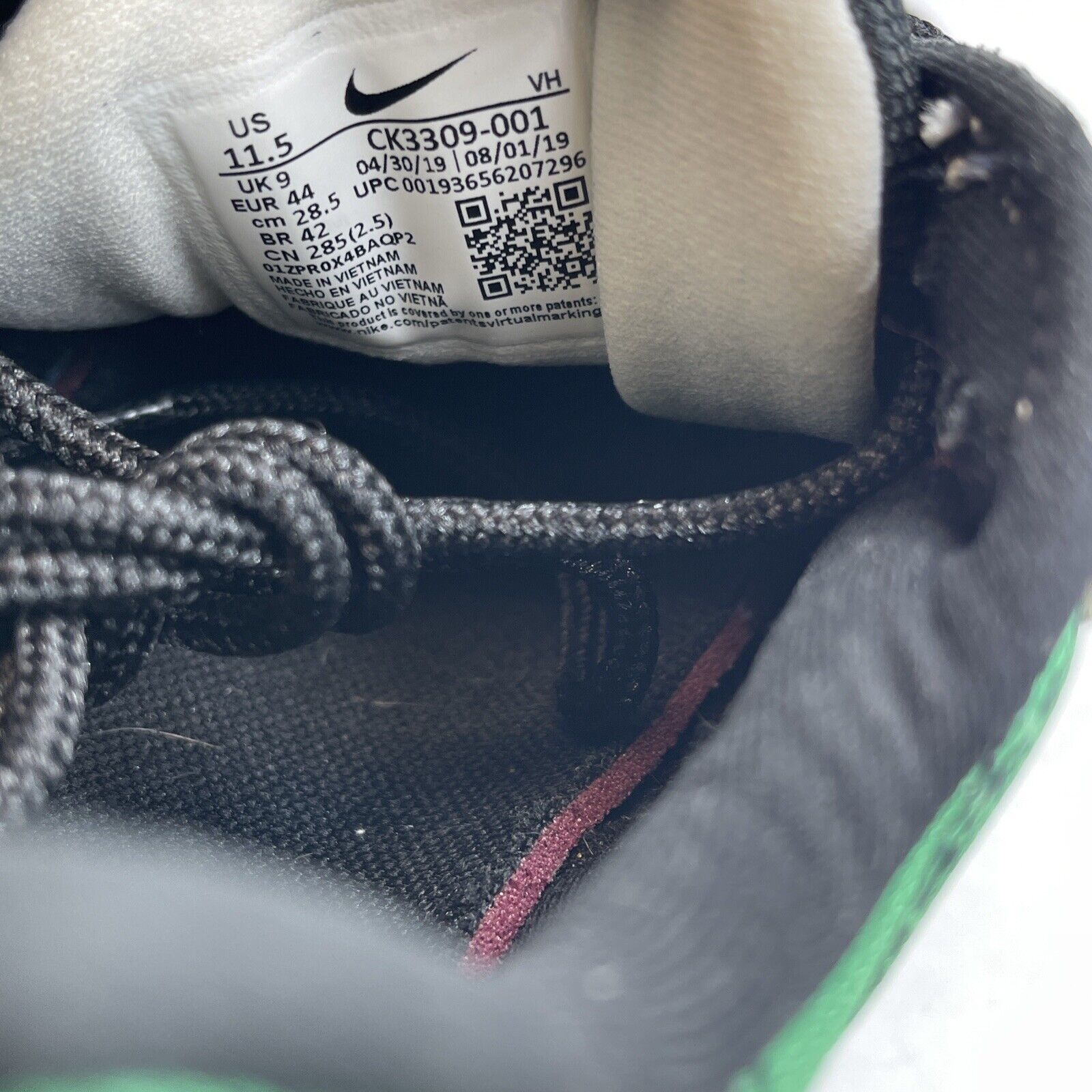 Size 11.5W - Nike Olivia Kim x Air Max 98 No Cover Green Black Suede (CK3309-001