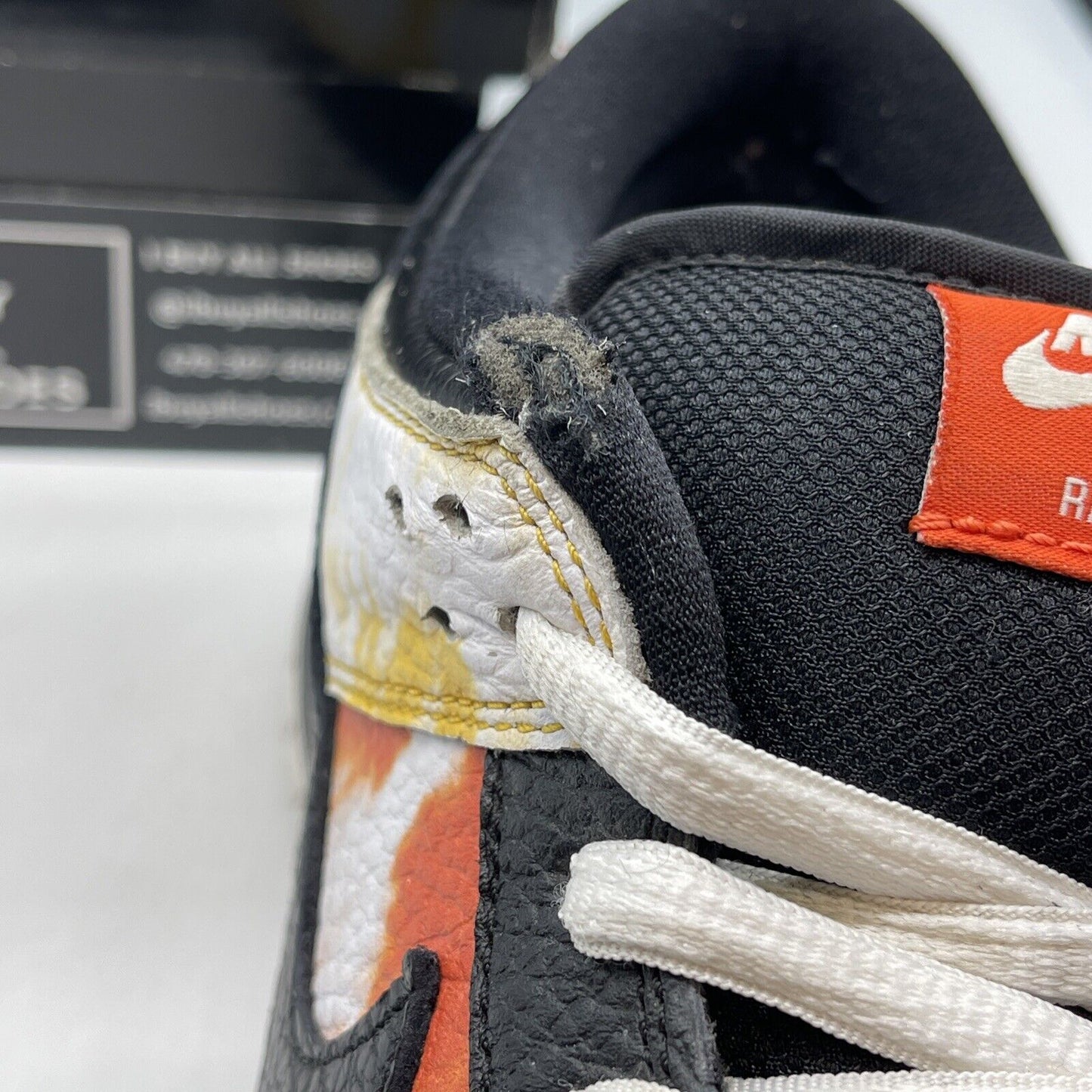 Size 12 - Nike Dunk SB Low Tie-Dye Raygun Black White Leather (BQ6832-001)