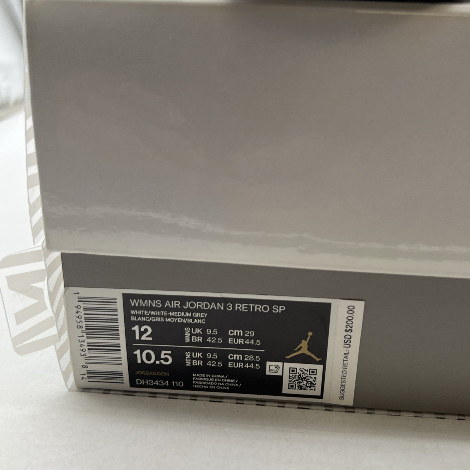 Size 12 - Air Jordan 3 Retro SP x A Ma Maniere Low Raised By Women W