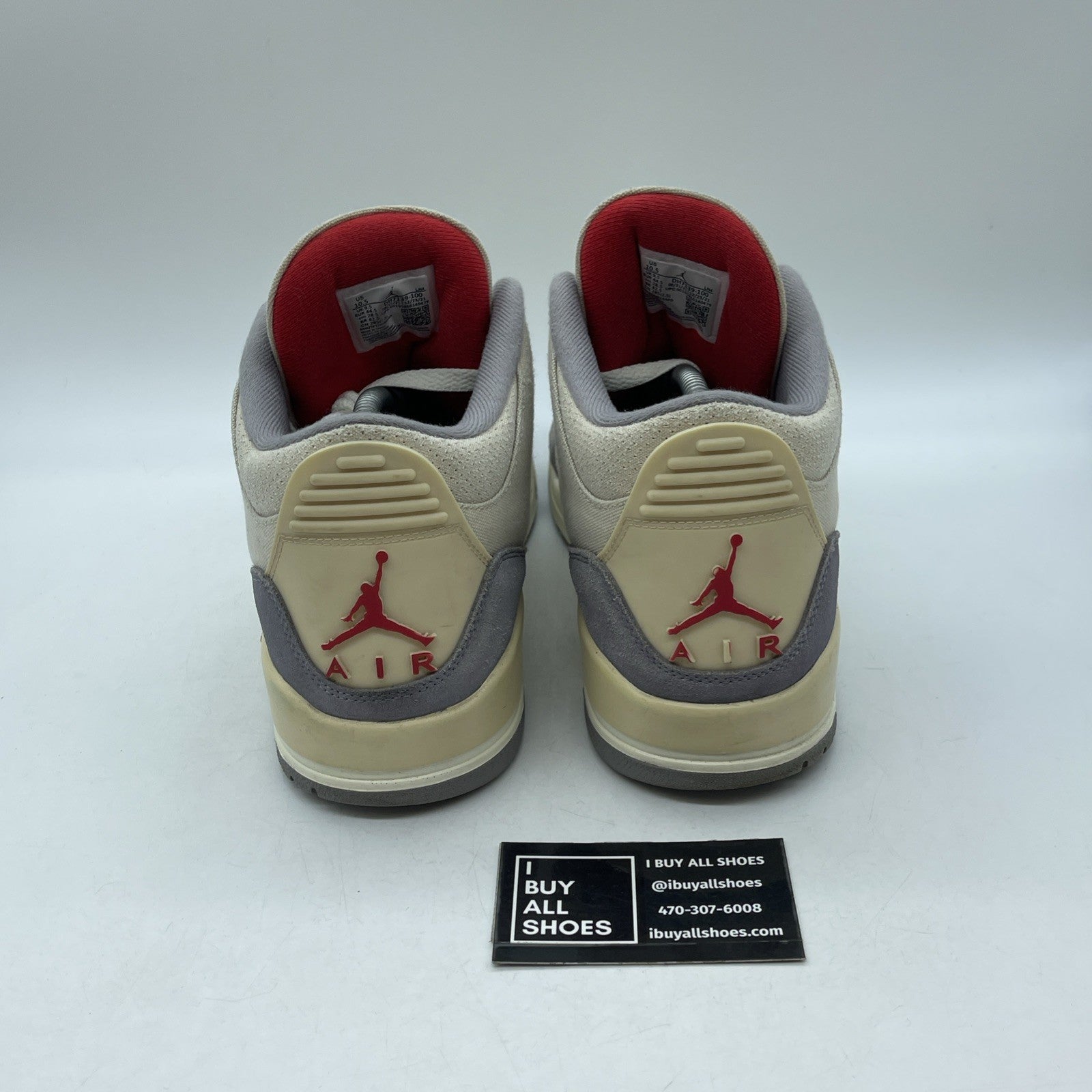 Size 10.5 - Jordan 3 Muslin Tan Grey Suede Suede Leather (DH7139-100)