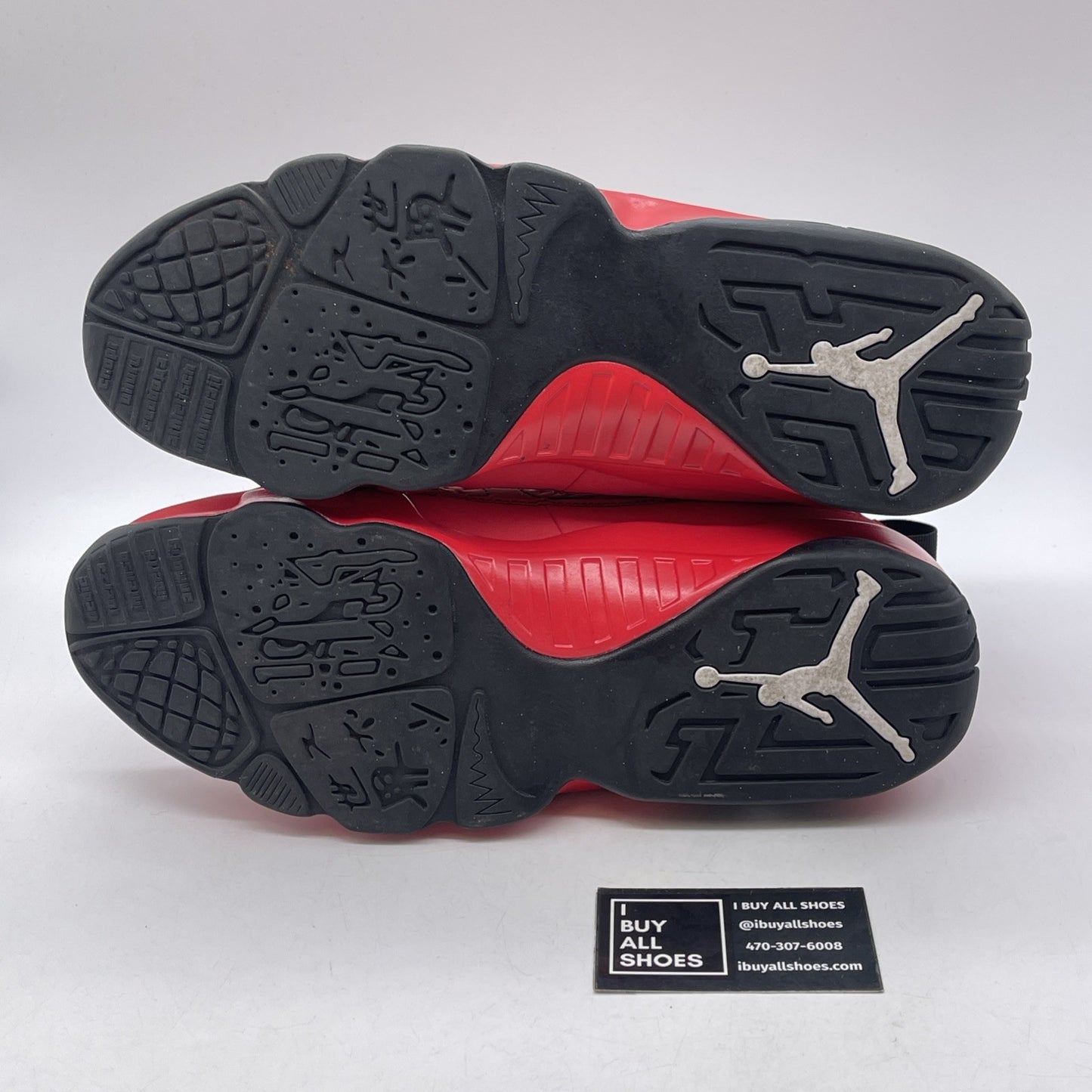 Size 13 - Air Jordan 9 Retro Motorboat Jones Black Red Suede (302370-645)