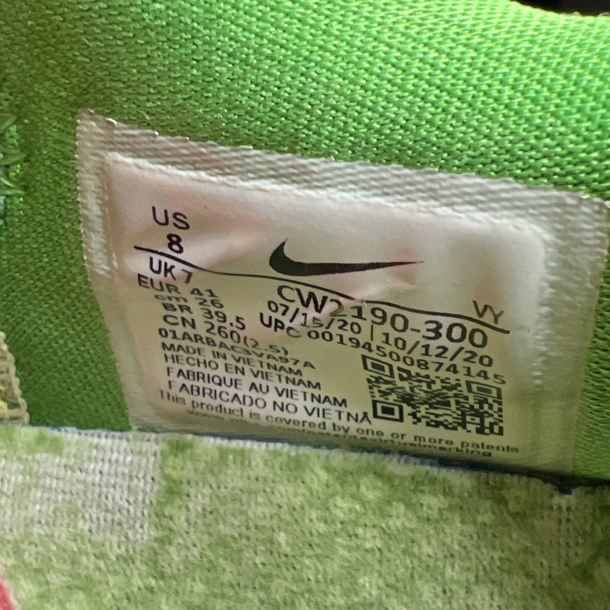 Size 8 - Nike Zoom Kobe 6 Protro Low Grinch (CW2190-300)