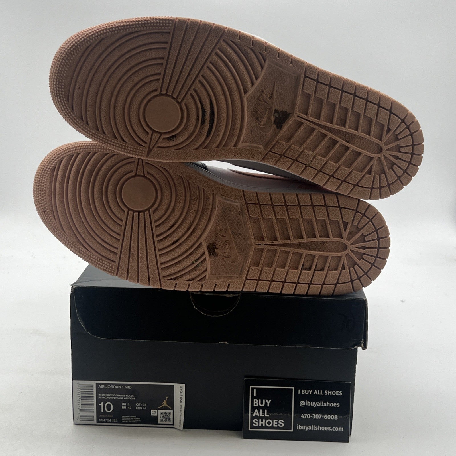 Size 10 - Air Jordan 1 Mid Crimson Tint (554724-133)