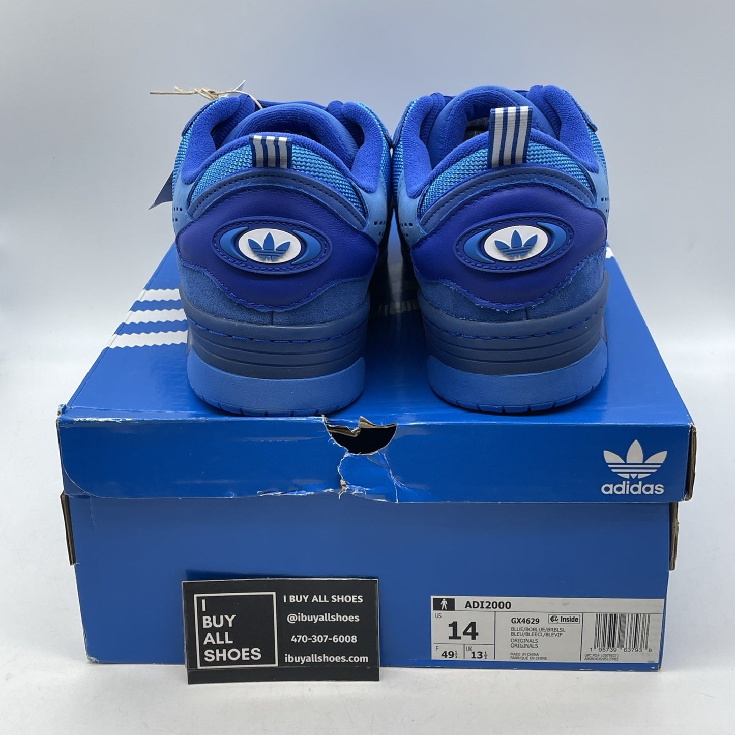 Size 14 - Adidas ADI2000 Bold Blue (GX4629)