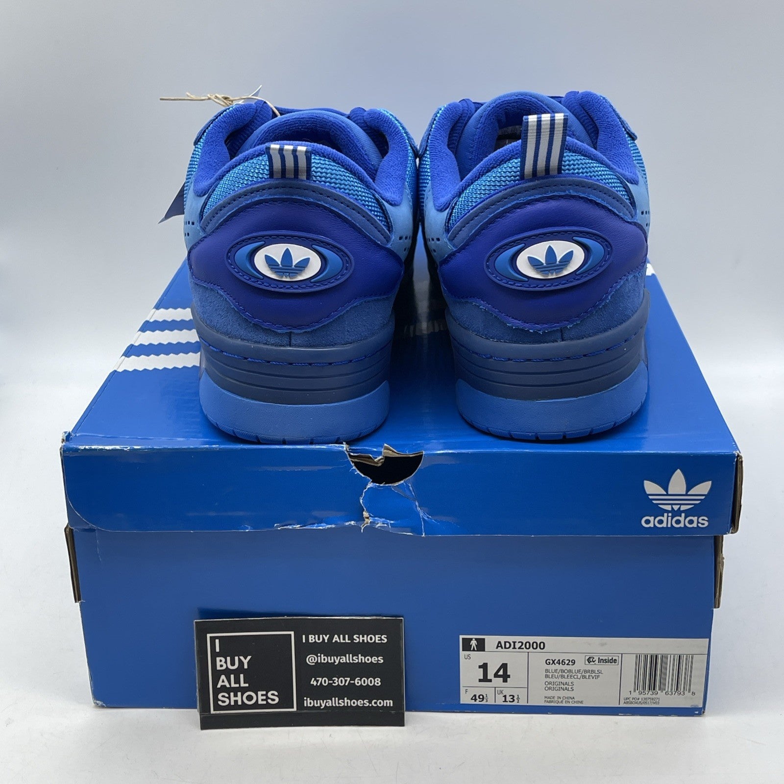 Size 14 - Adidas ADI2000 Bold Blue (GX4629)