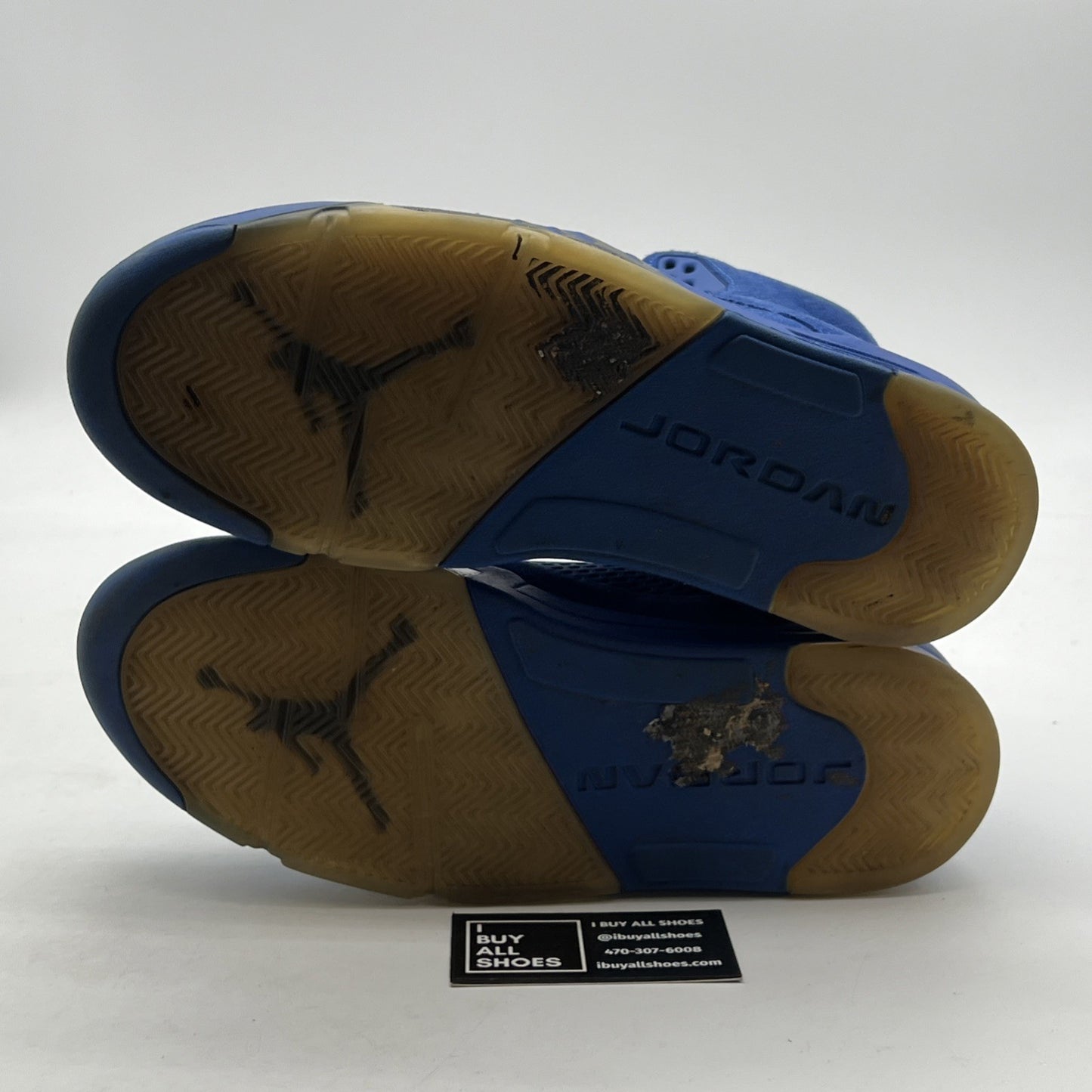 Size 11 - Air Jordan 5 Retro Blue Suede (136027-401)