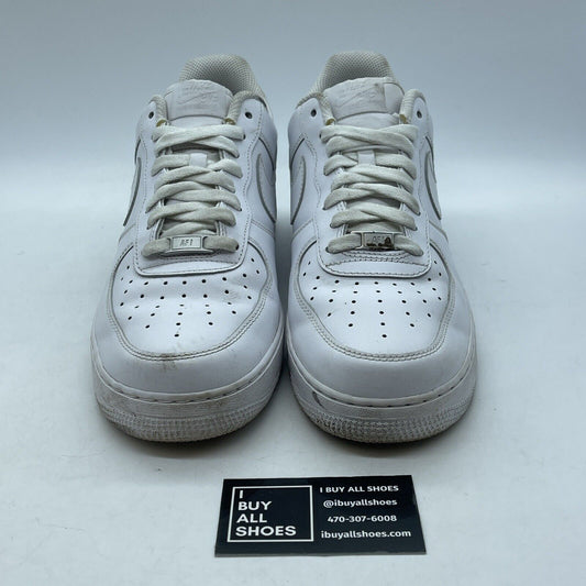 Size 11 - Nike Air Force 1 '07 Low Triple White Suede Leather (CW2288-111)