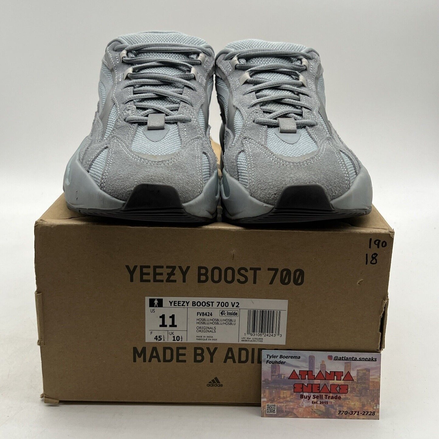 Size 11 - Adidas Yeezy Boost 700 V2 Hospital Blue (FV8424)